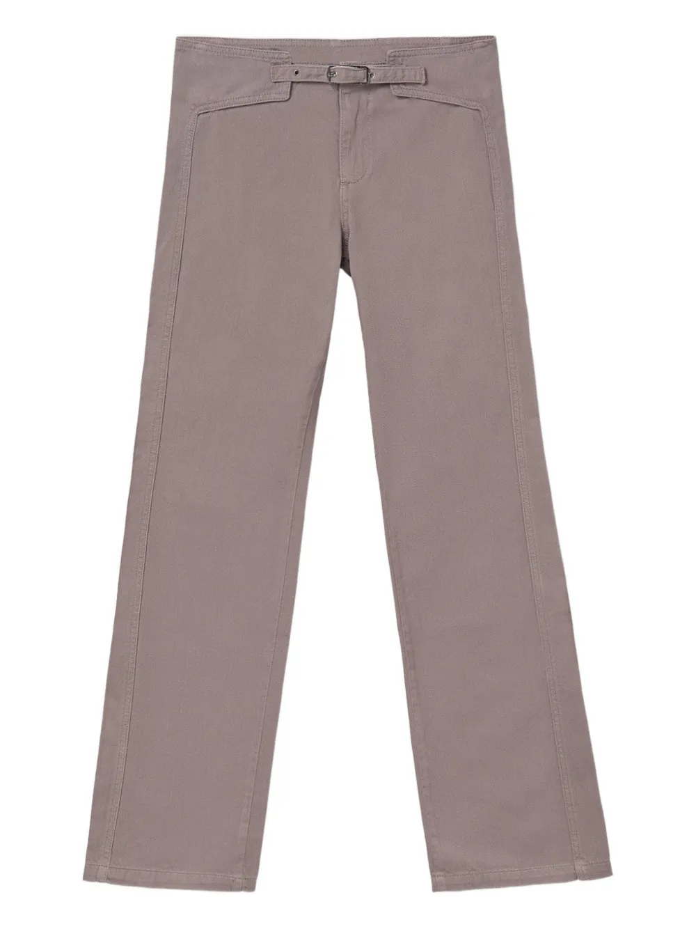 Gimaguas Nicole belted cotton trousers | Grey | Image 1