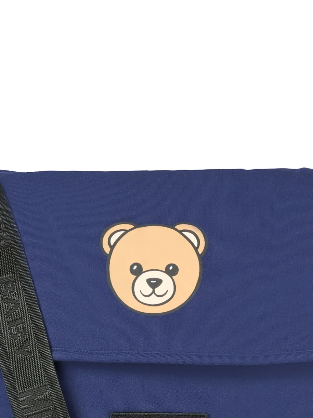 Moschino Kids Luiertas met teddybeerprint Blauw