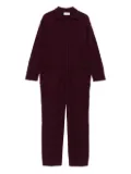 Laneus collared buttoned jumpsuit