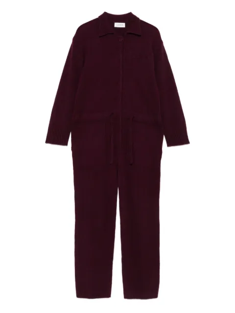 Laneus collared buttoned jumpsuit