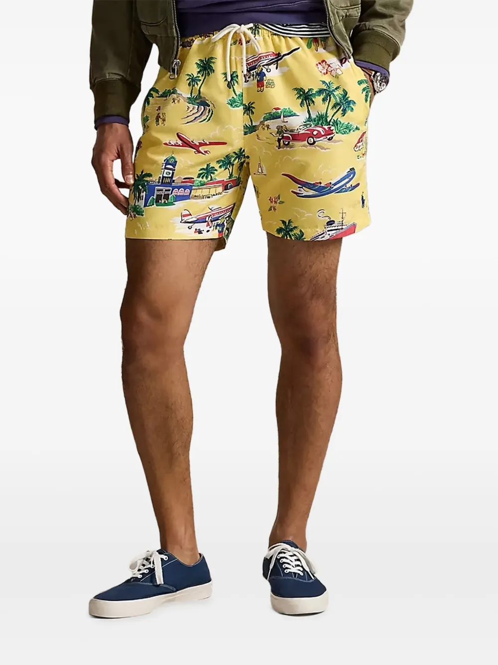 Polo Ralph Lauren Zwembroek met tropische print MULTI