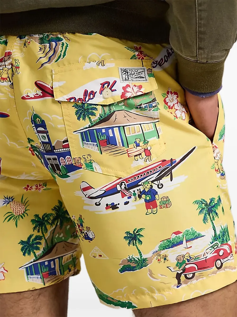 Polo Ralph Lauren Zwembroek met tropische print MULTI