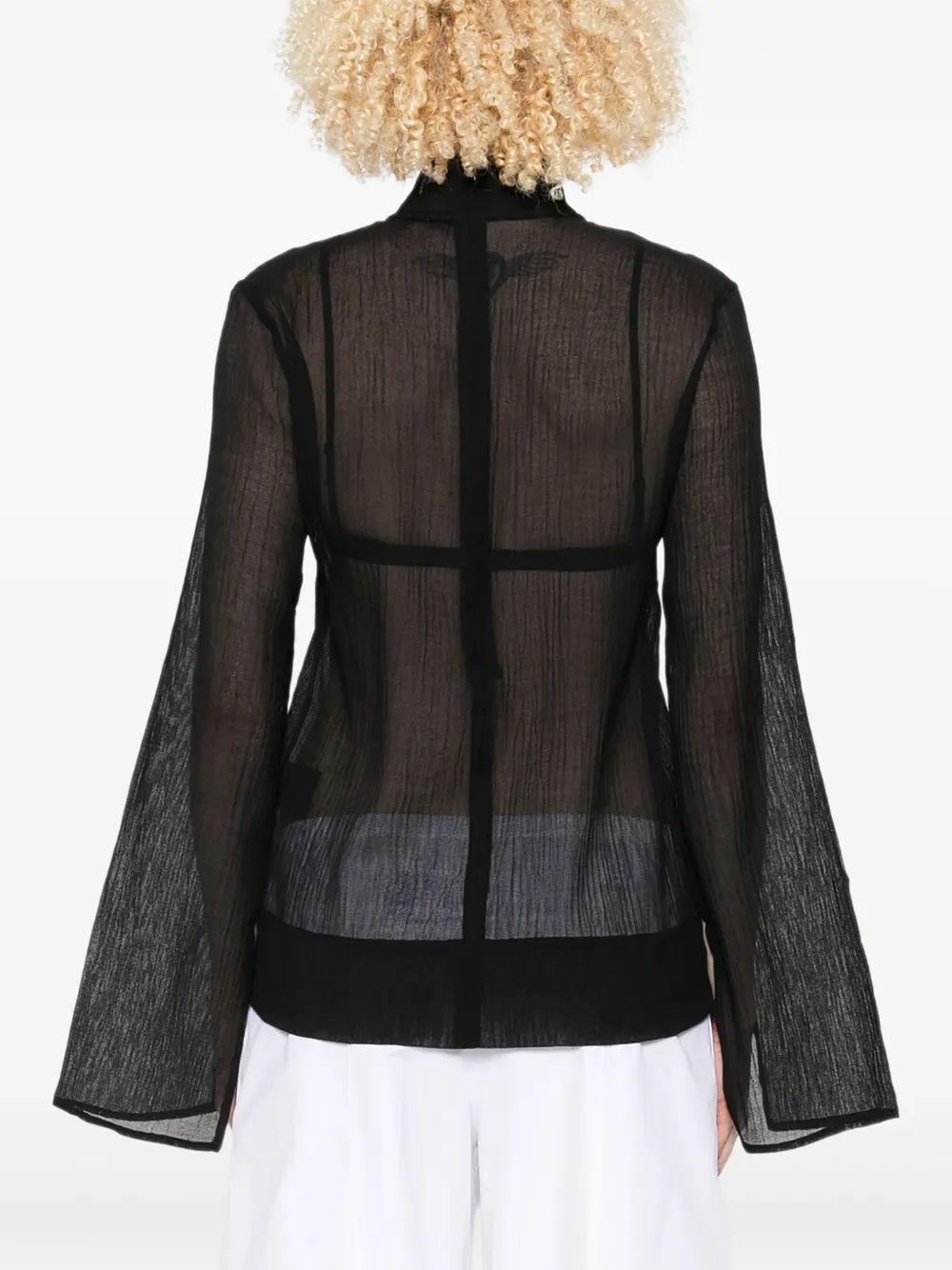 TOTEME Top met hoge hals Zwart
