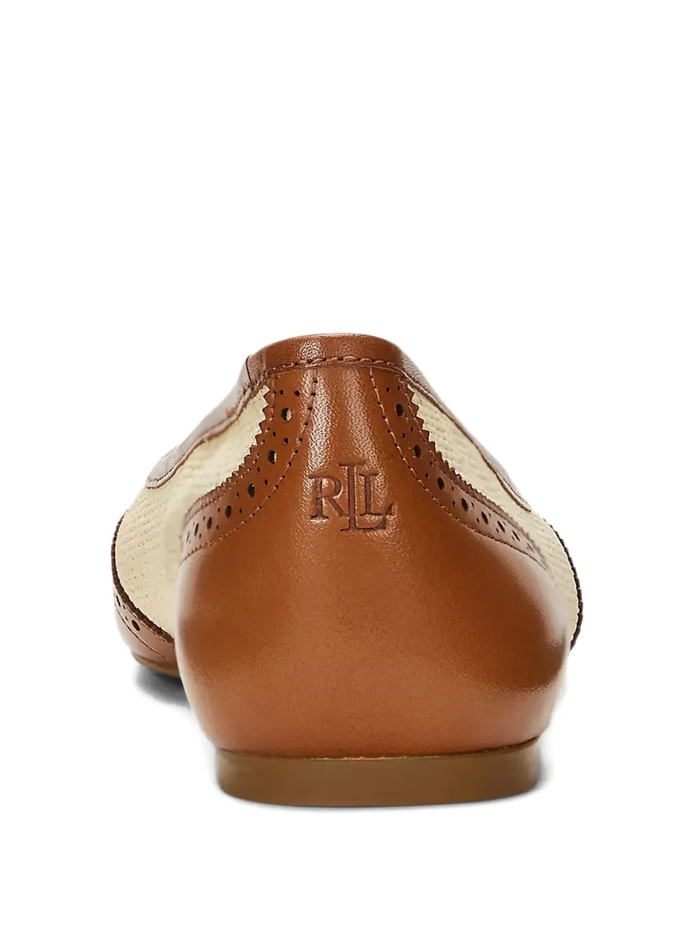 Lauren Ralph Lauren leather woven pumps Neutrals