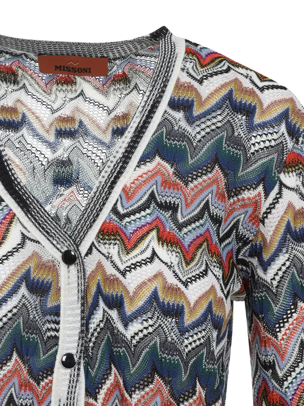 Missoni Gebreid vest met zigzagpatroon Blauw