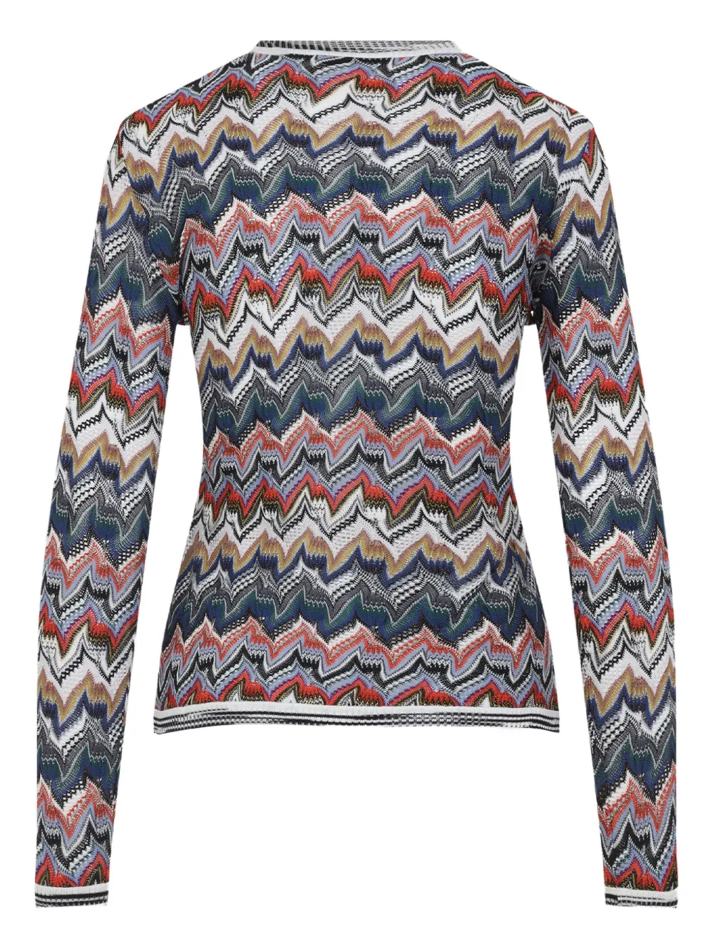 Missoni Gebreid vest met zigzagpatroon Blauw