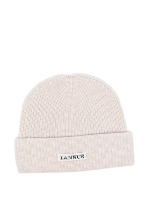 Laneus ribbed wool-blend beanie