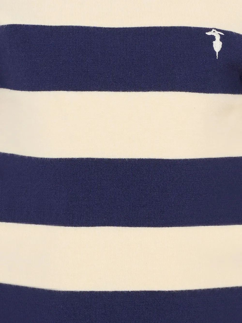 TRUSSARDI JUNIOR striped crew-neck knit Blauw