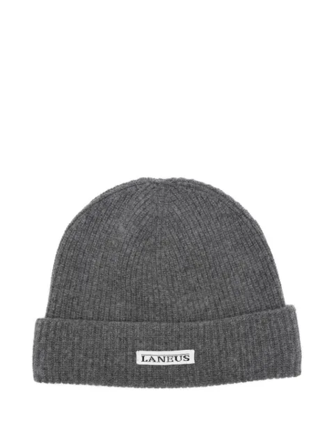 Laneus ribbed wool-blend beanie