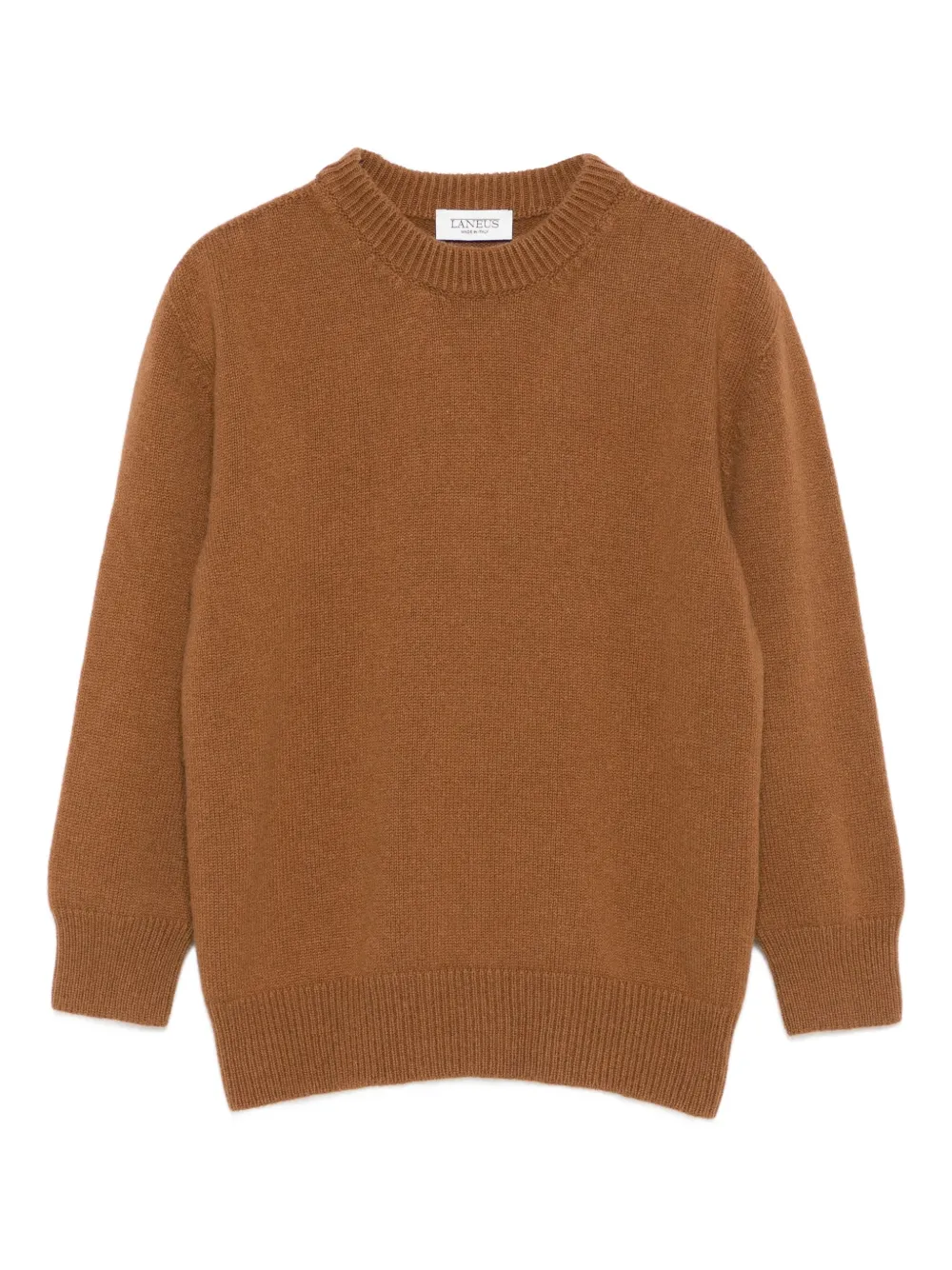 Laneus merino wool crew-neck sweater | Brown | Image 1