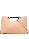 Gucci Pre-Owned 2000-2015 Medium Calfskin Bamboo Daily Shopper satchel - Brown