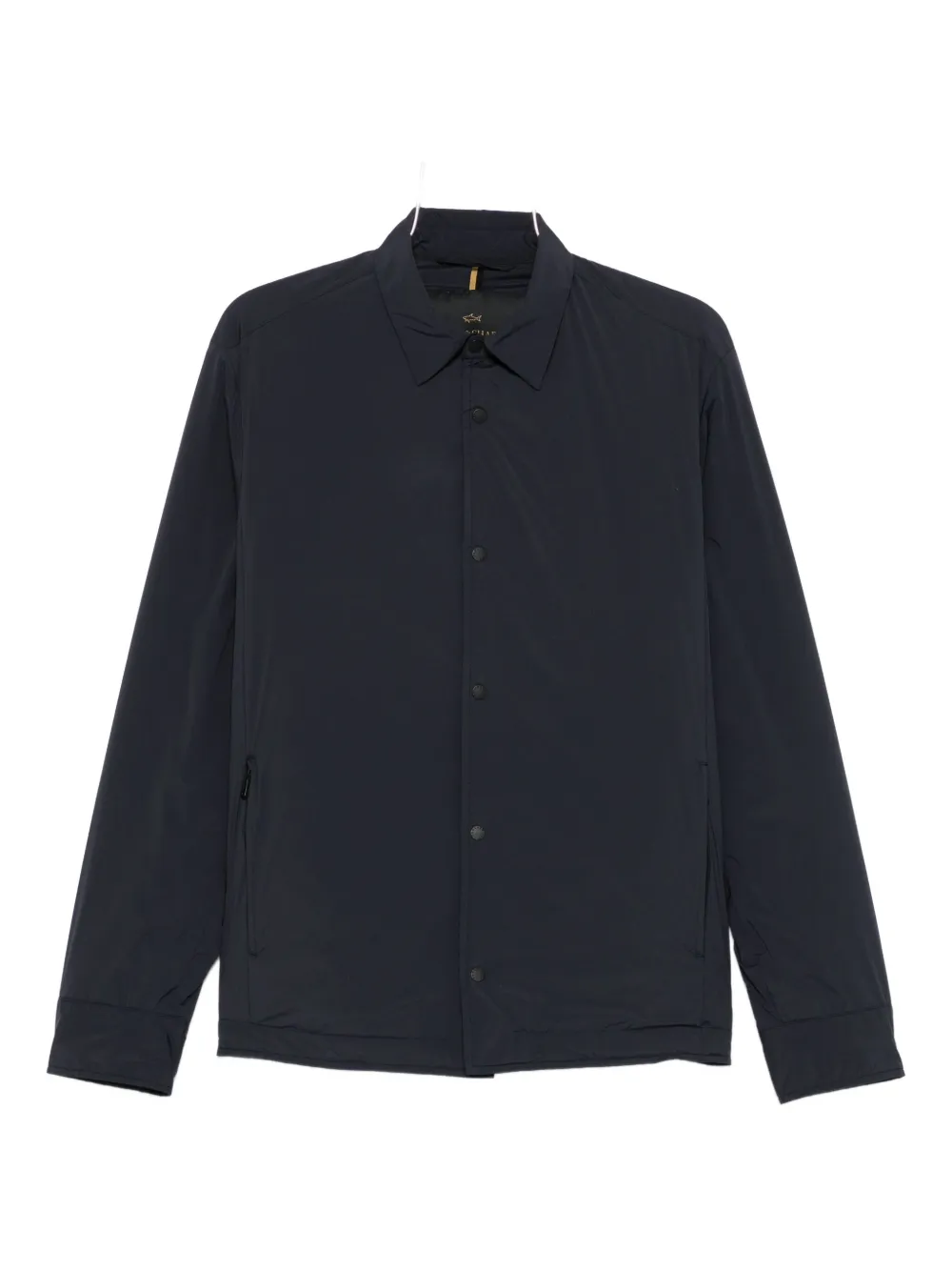 Paul & Shark Button-fastening Pocket Jacket In Blue