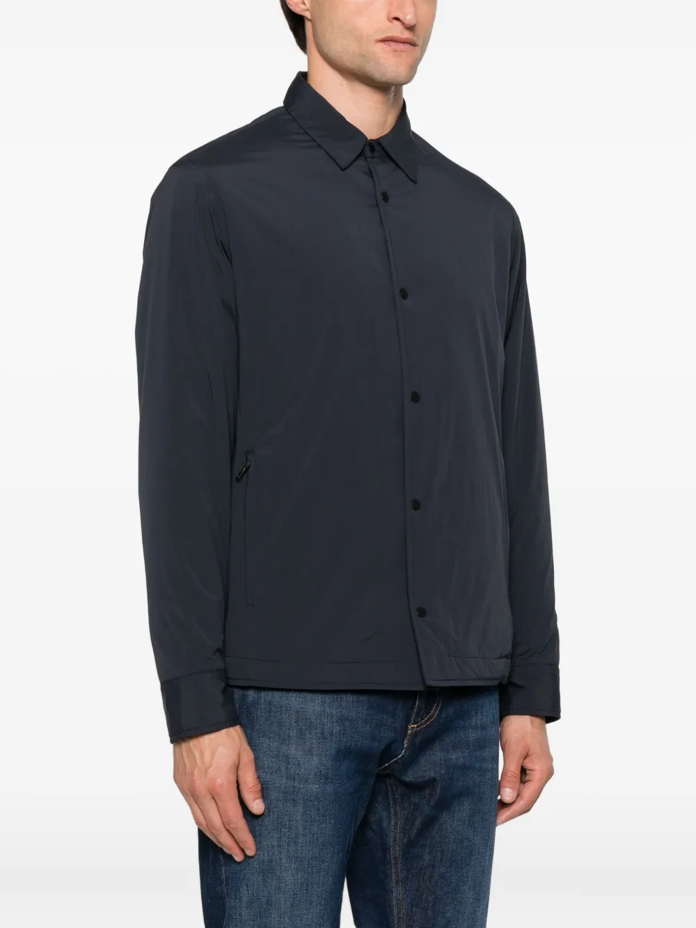 Paul & Shark Button-fastening Pocket Jacket In Blue