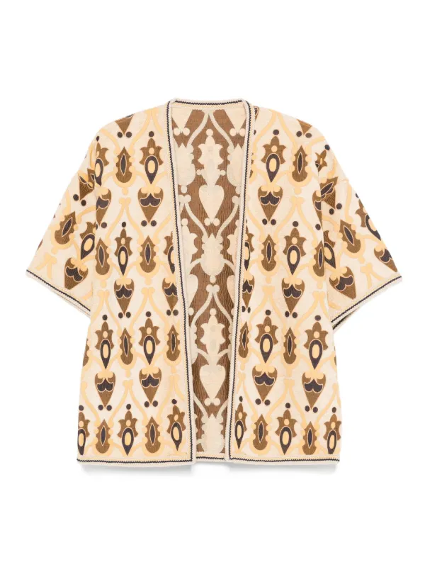 ETRO エトロ 着物スリーブジャケット カーディガン ETRO - 美品 エトロ ETRO ニット カーディガン ロングスリーブ