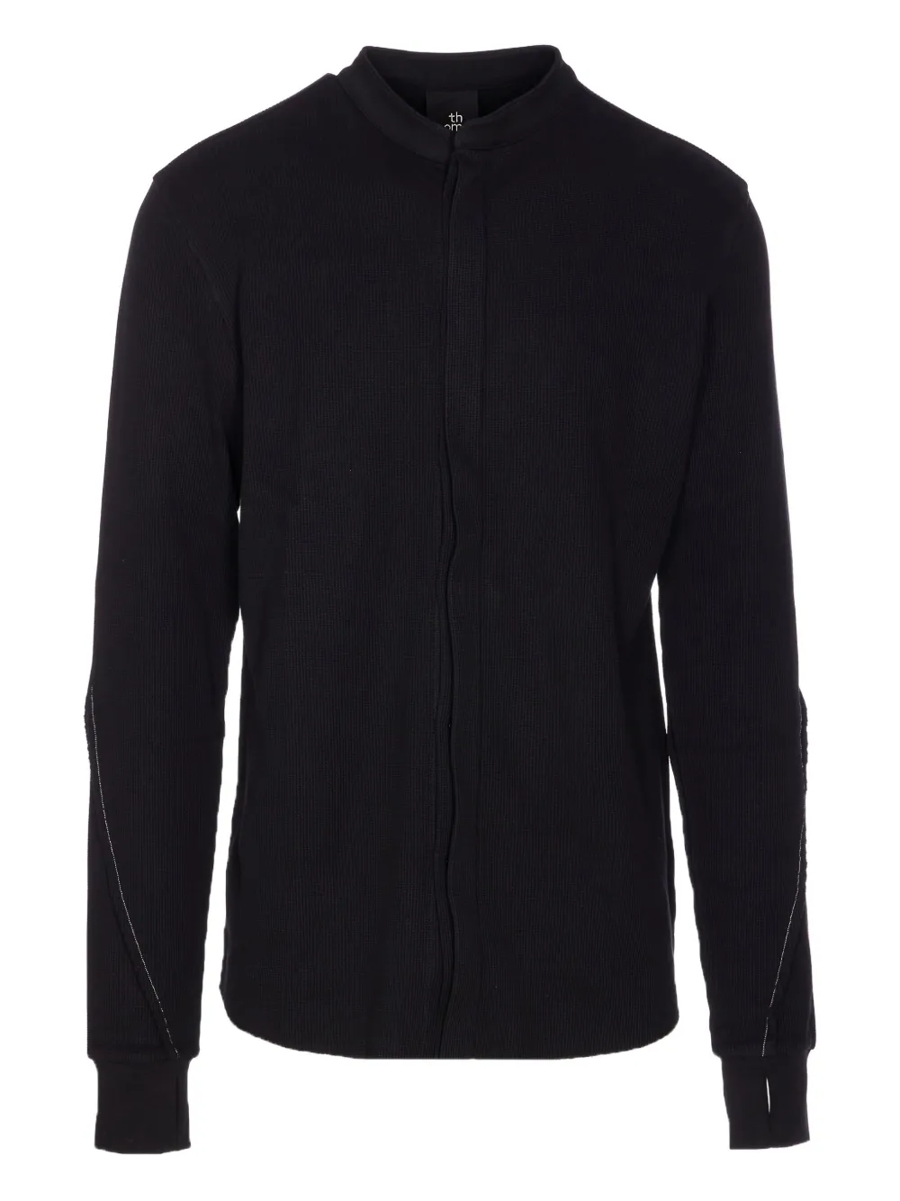 buttoned knitted shirt
