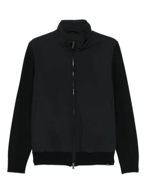Paul & Shark wool-paneled zip-up jacket