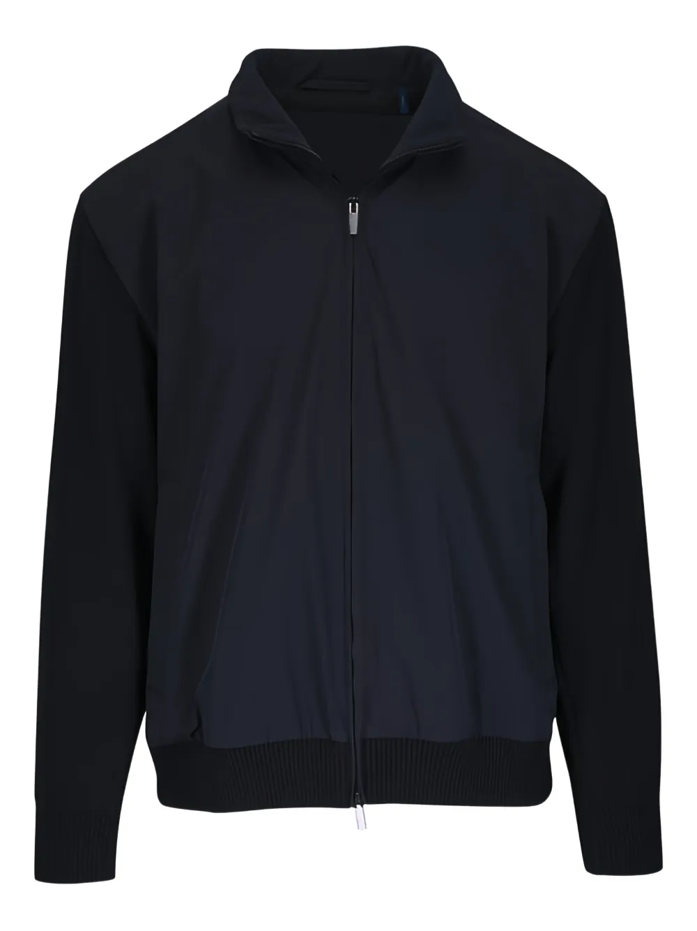 Paul & Shark wool-paneled zip-up jacket | Black | Image 1