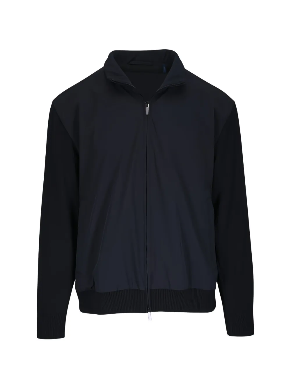 Paul & Shark wool-paneled zip-up jacket - Nero