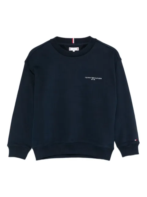 Tommy Hilfiger Junior sudadera con logo bordado