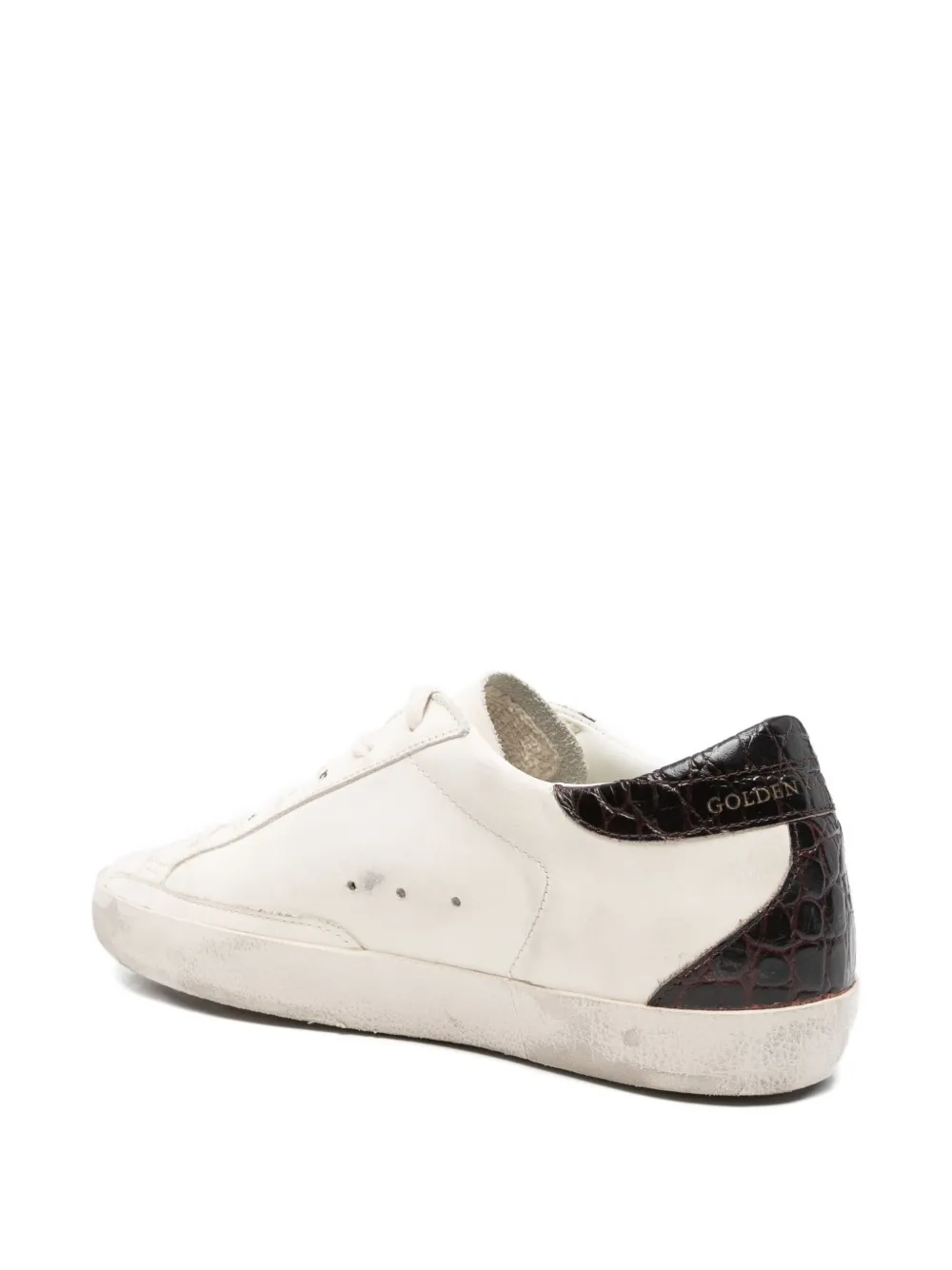 Golden Goose Super Star leren sneakers Wit