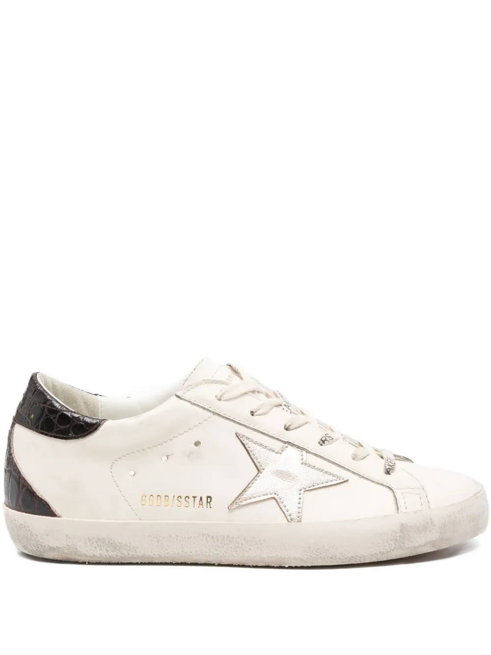 Golden Goose Super Star leren sneakers Wit