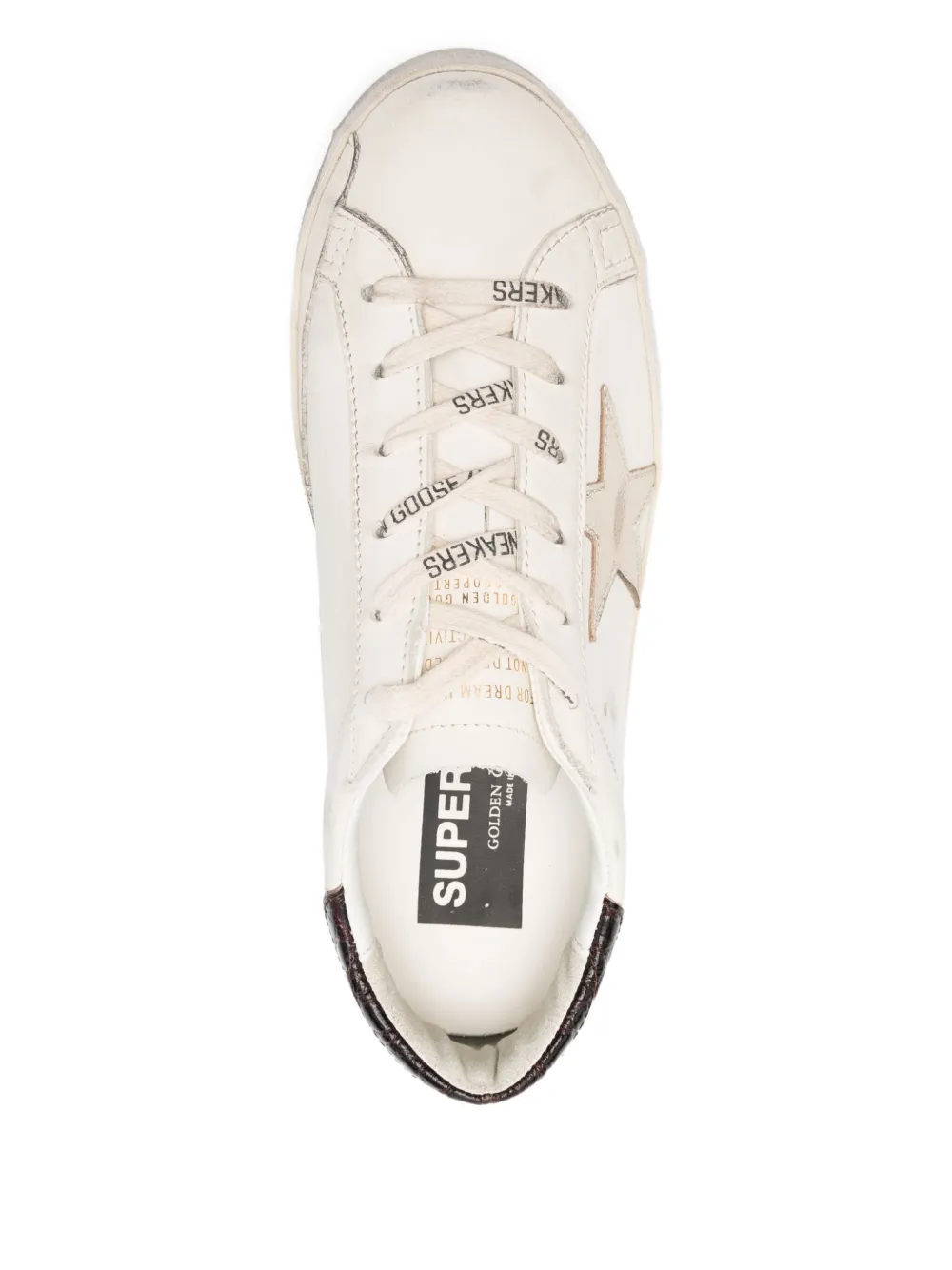Golden Goose Super Star leren sneakers Wit