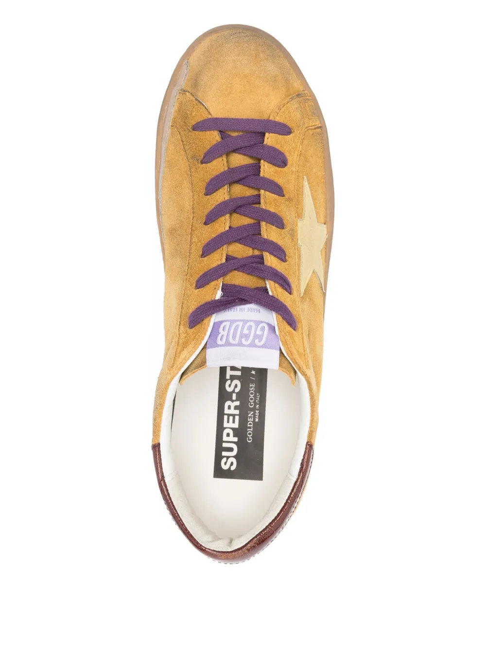 Golden Goose Super-Star suède sneakers Geel