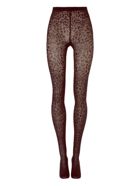 Wolford leopard-print tights