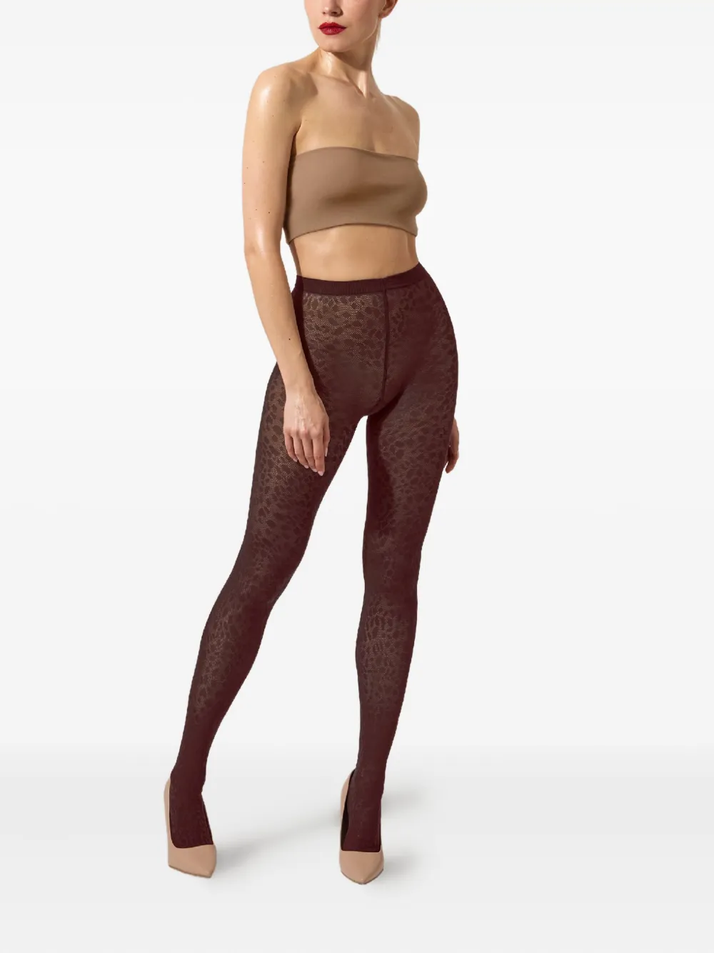 Wolford leopard-print tights | Image 2