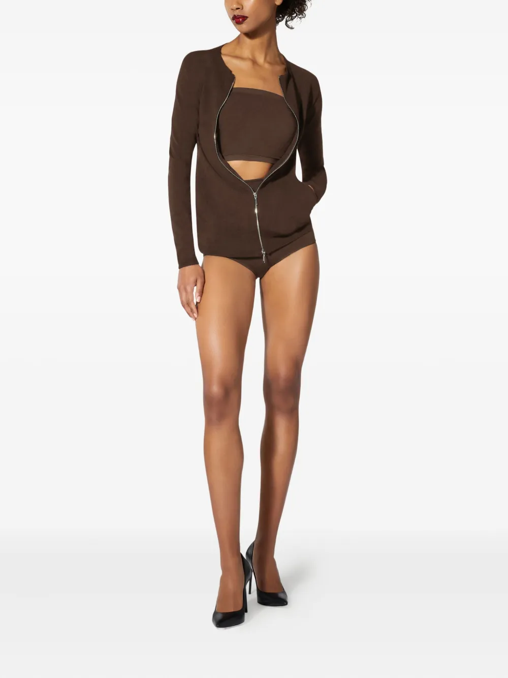Wolford 正面拉链羊毛开衫 | 开衫 | Image 2