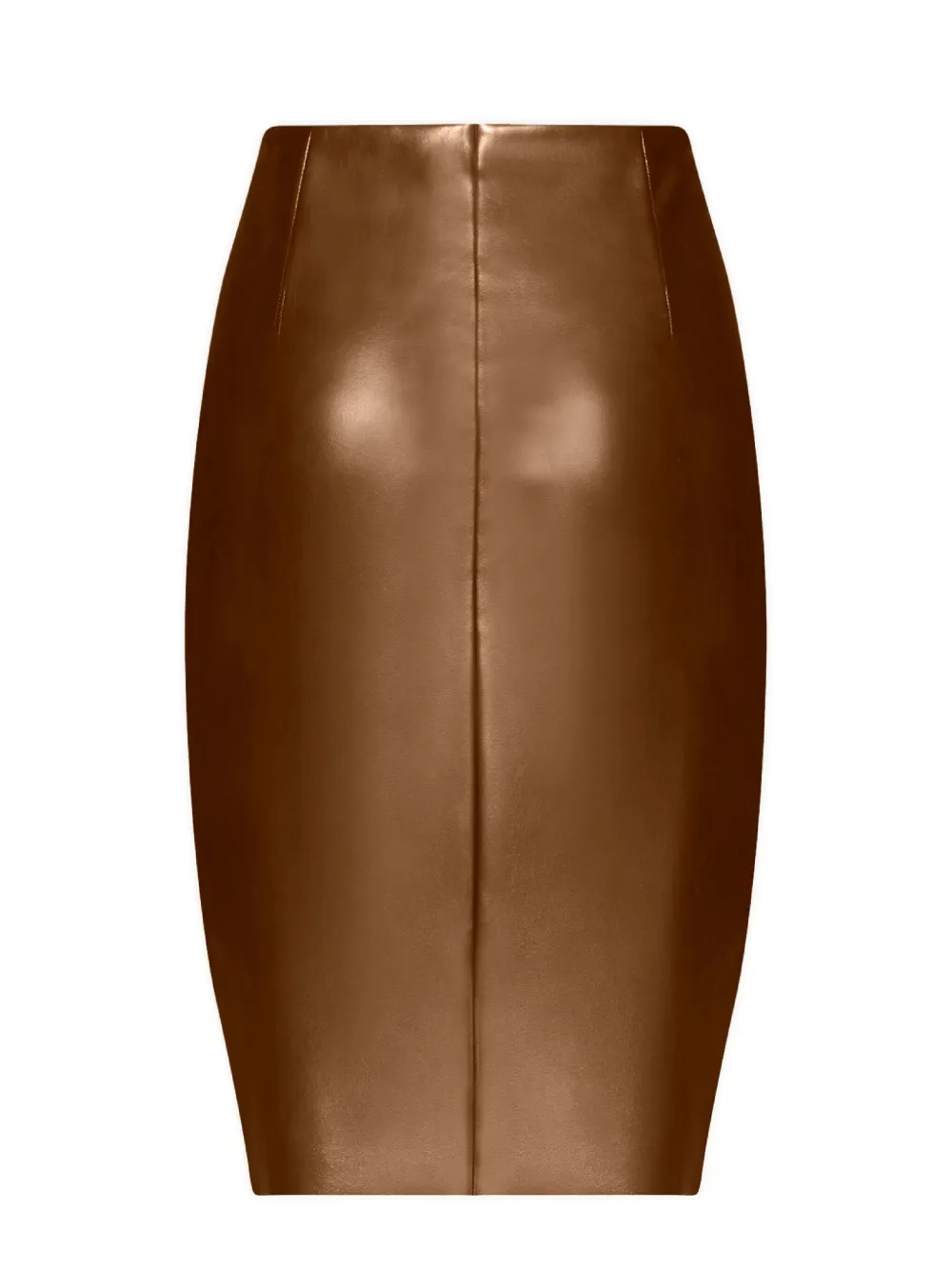Wolford Jenna Midi Fitted Skirt In Brown