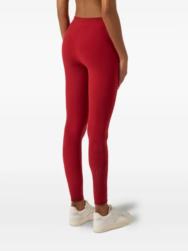 garter belt-jacquard tights