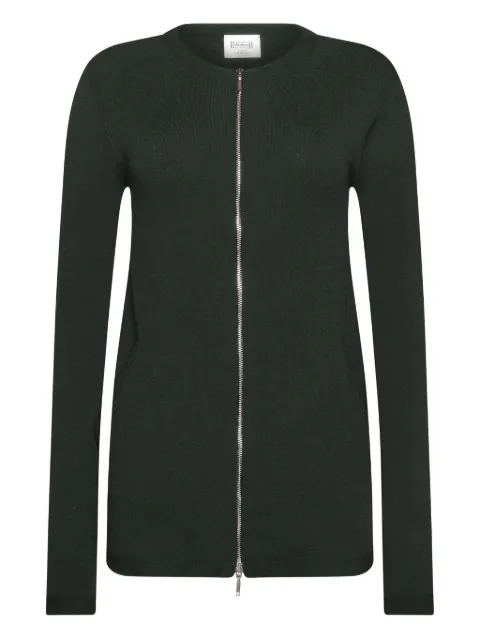 Wolford zip-front merino cardigan