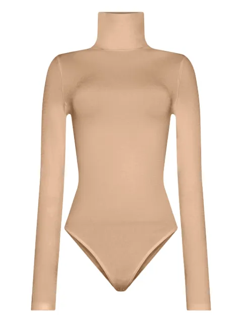 Wolford body manga larga con cuello de tortuga
