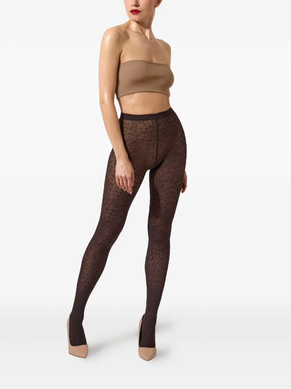 Wolford pantera-print tights | Image 2