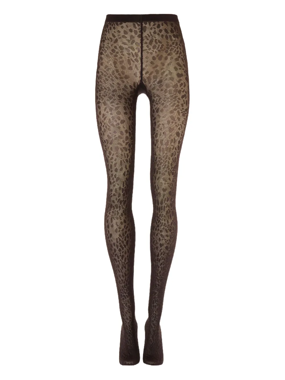 Wolford pantera-print tights | Black | Image 1