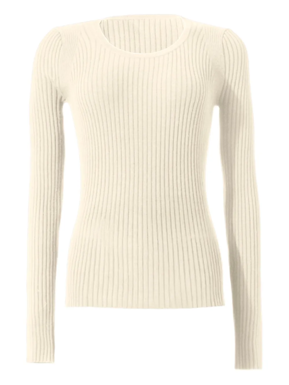 Wolford Ribbed Long-sleeve T-shirt In White