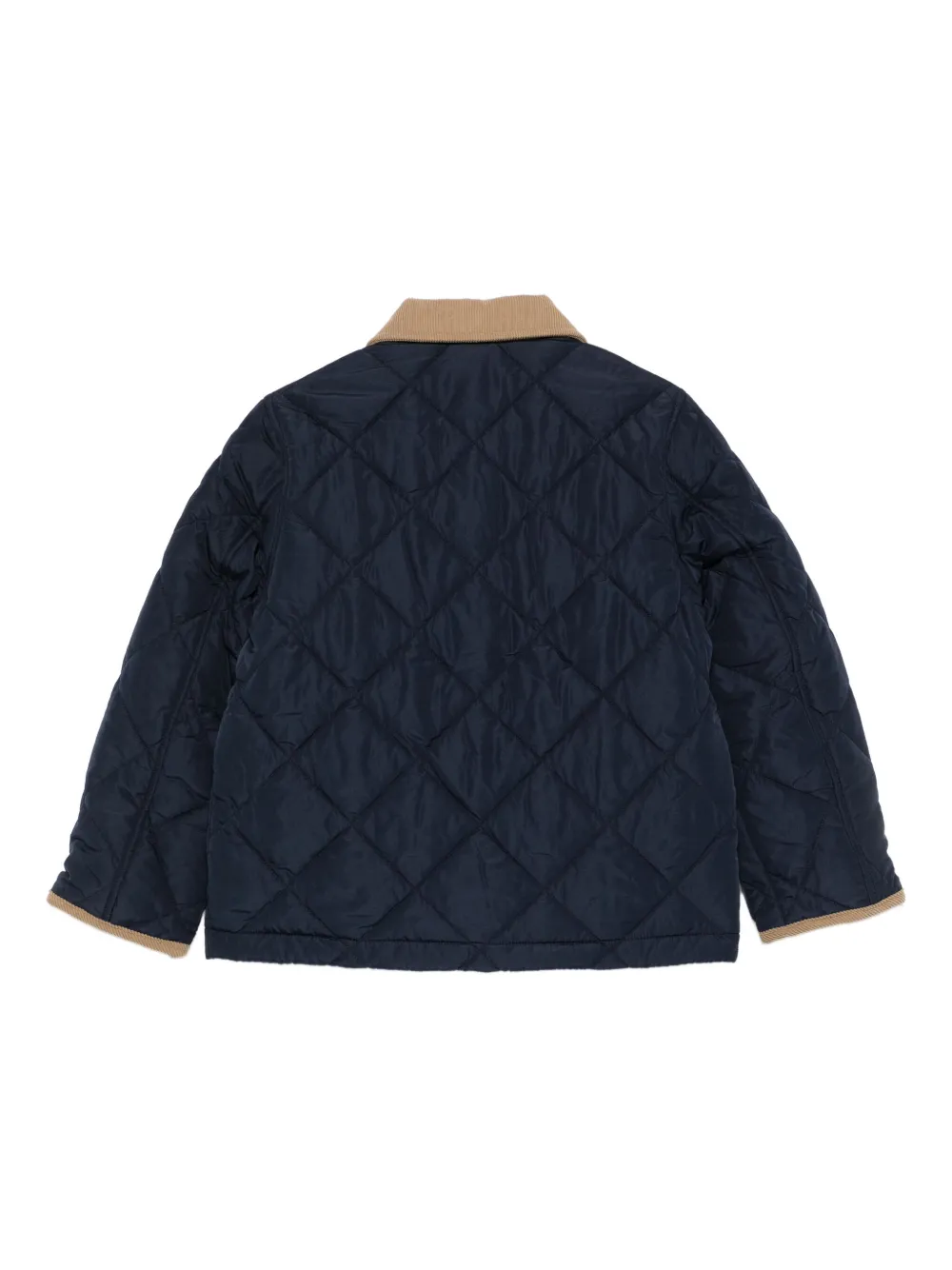 Tommy Hilfiger Junior Gewatteerd jack met diamantvormig patroon Blauw