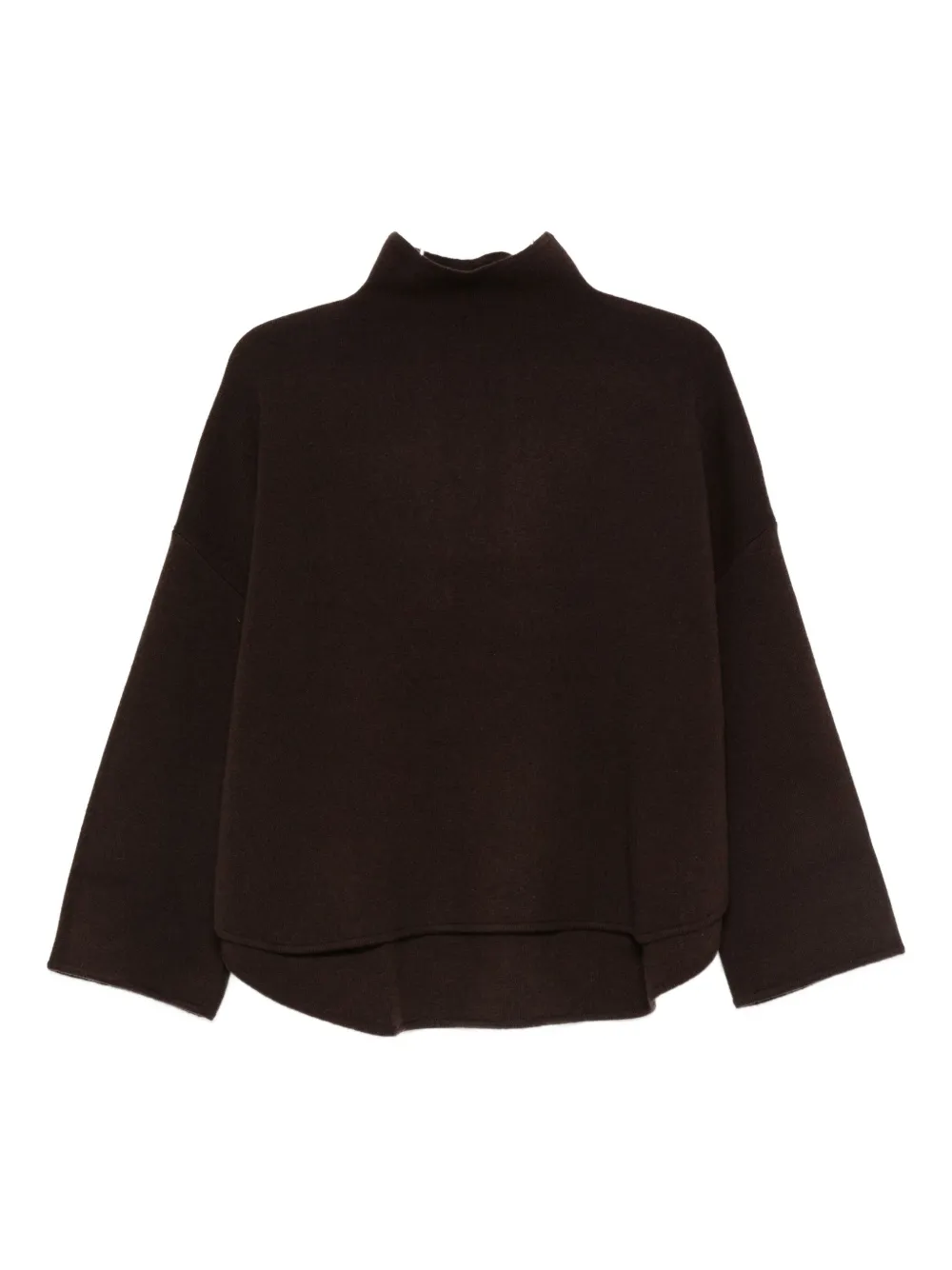 Allude Trui met hoge hals Bruin
