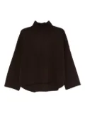 Allude high-neck sweater - Brown