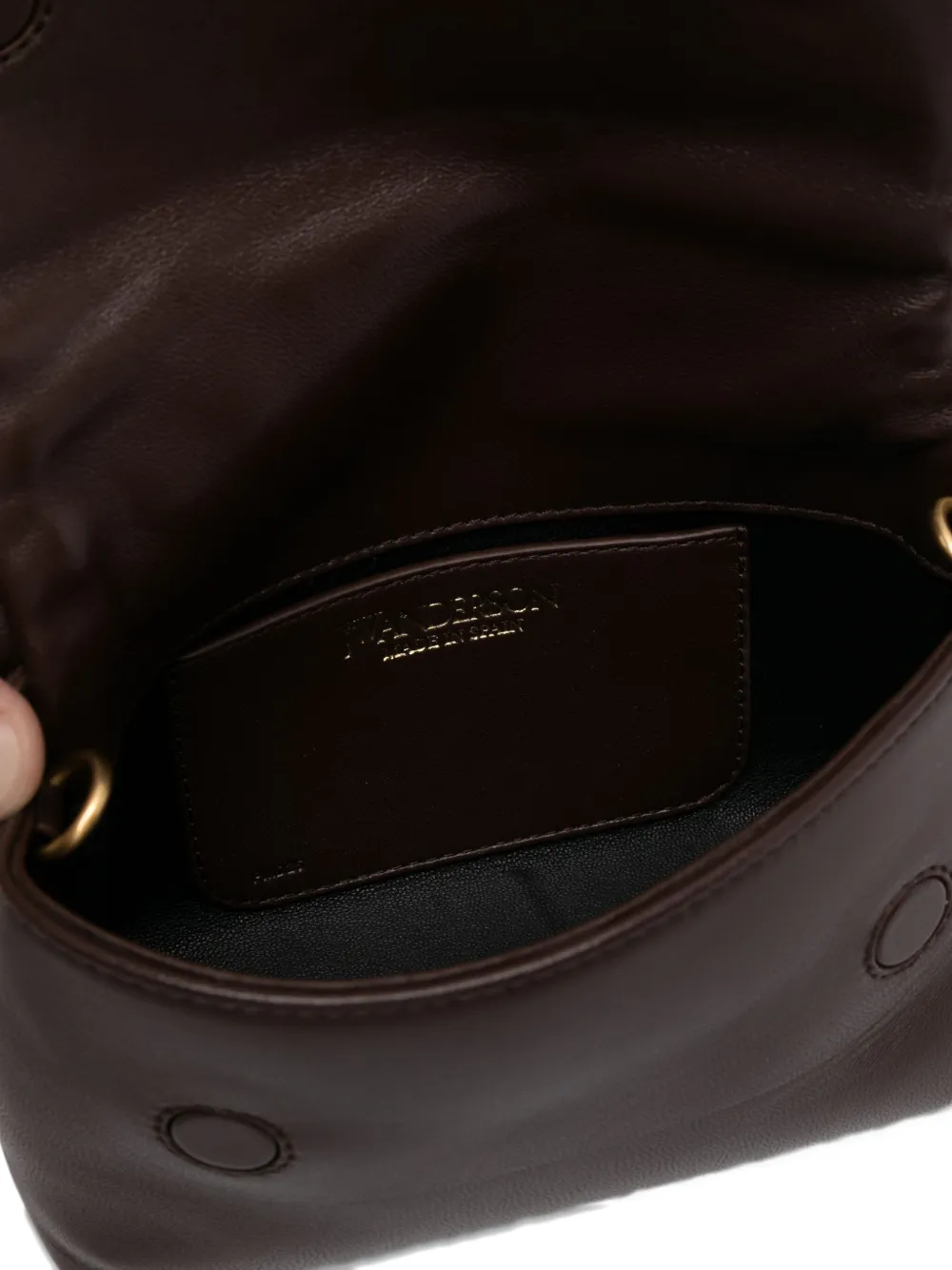 Jw Anderson Knotted Leather Tote Bag In Brown