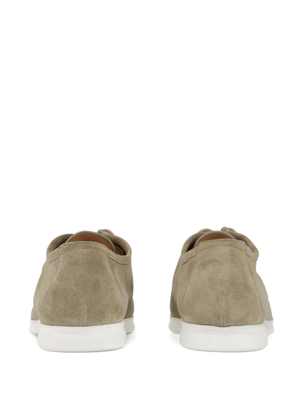 CALCE suede lace-up shoes Neutrals