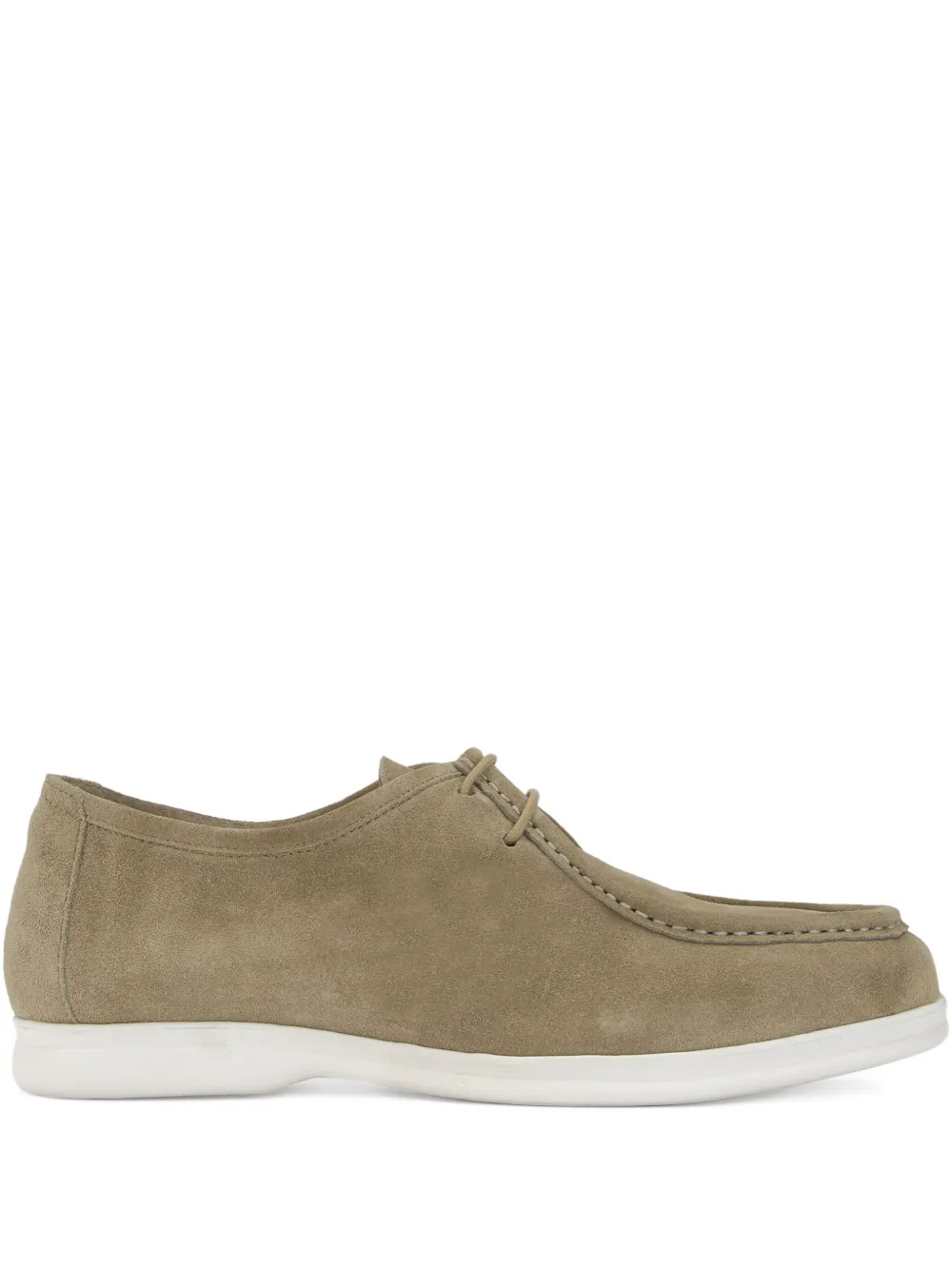 CALCE suede lace-up shoes Neutrals