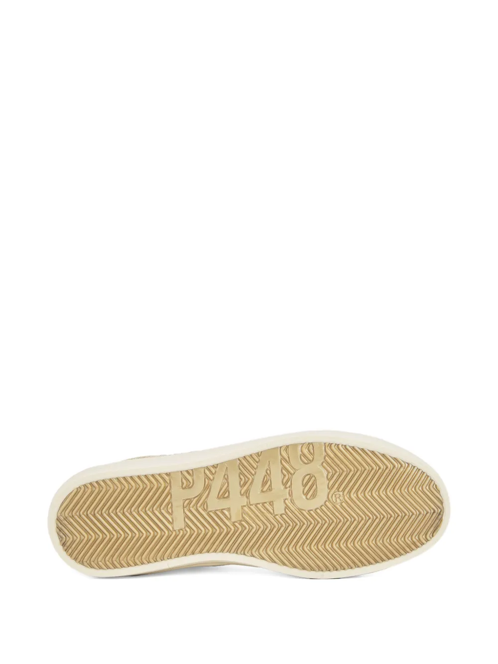 P448 Skate Dune zip-up high-top sneakers Gold