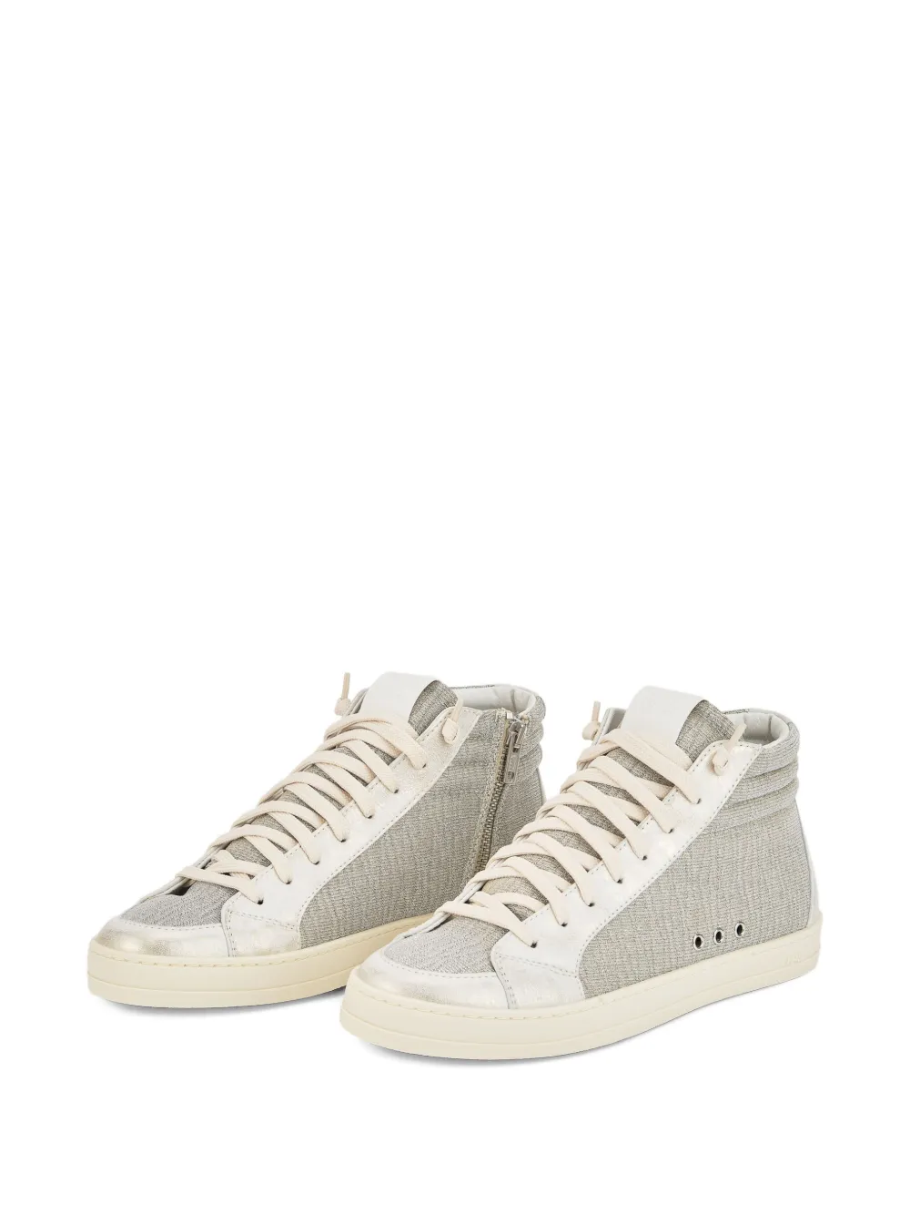 P448 Skate Dune zip-up high-top sneakers Gold