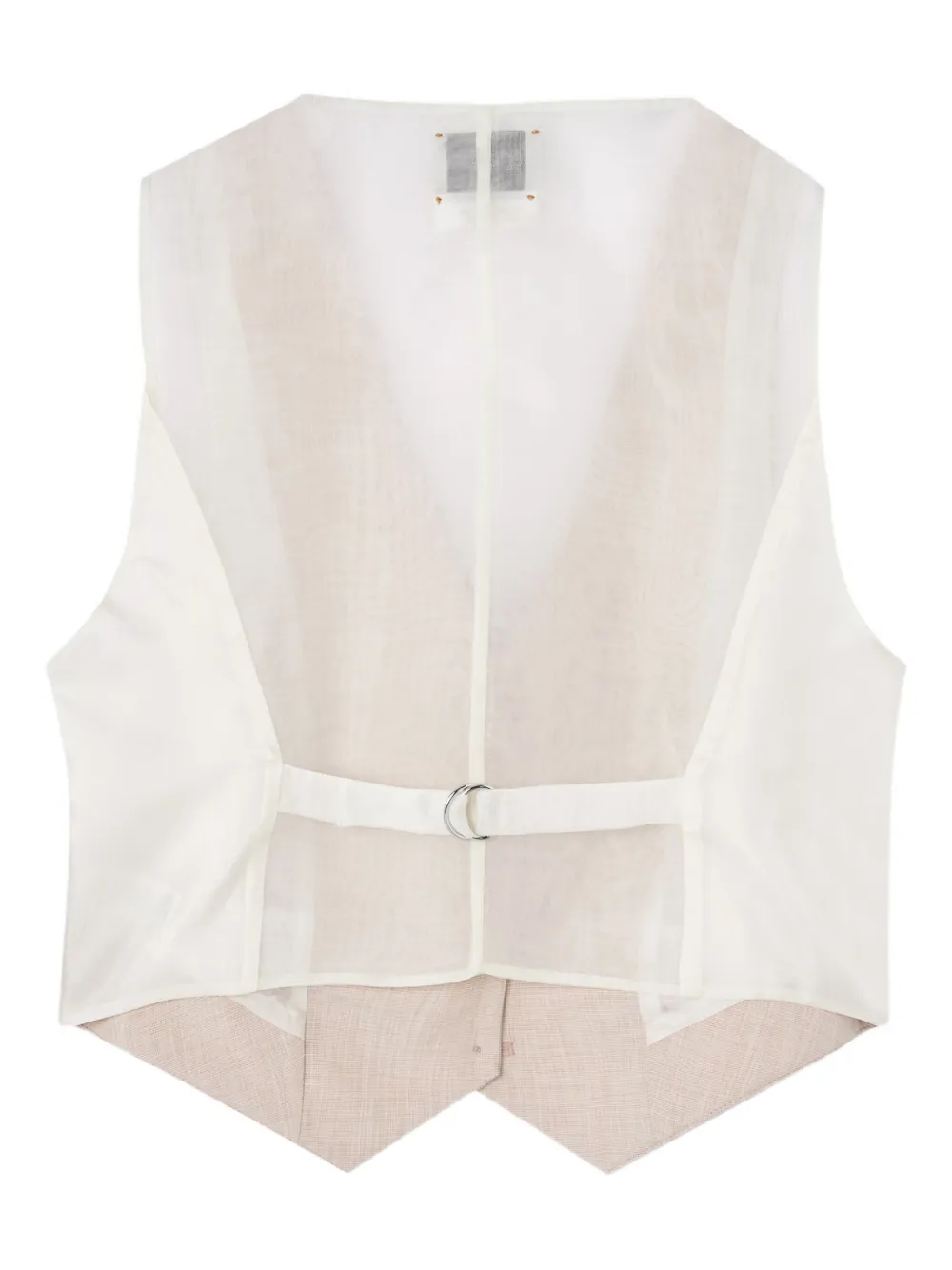 Forte Gilet met vlakken Beige