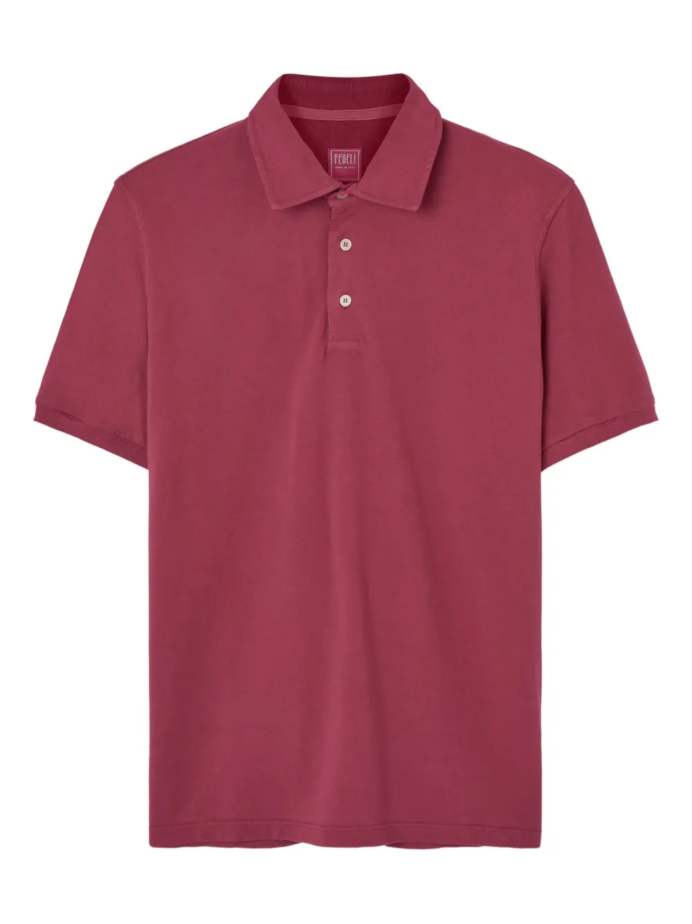 Fedeli short-sleeve polo shirt Roze