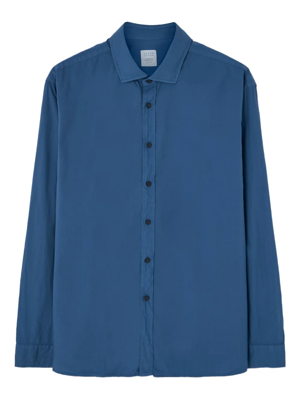 Xacus Overhemd met lange mouwen Blauw