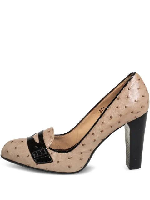 Tod's Vintage 100mm leather heeled pumps