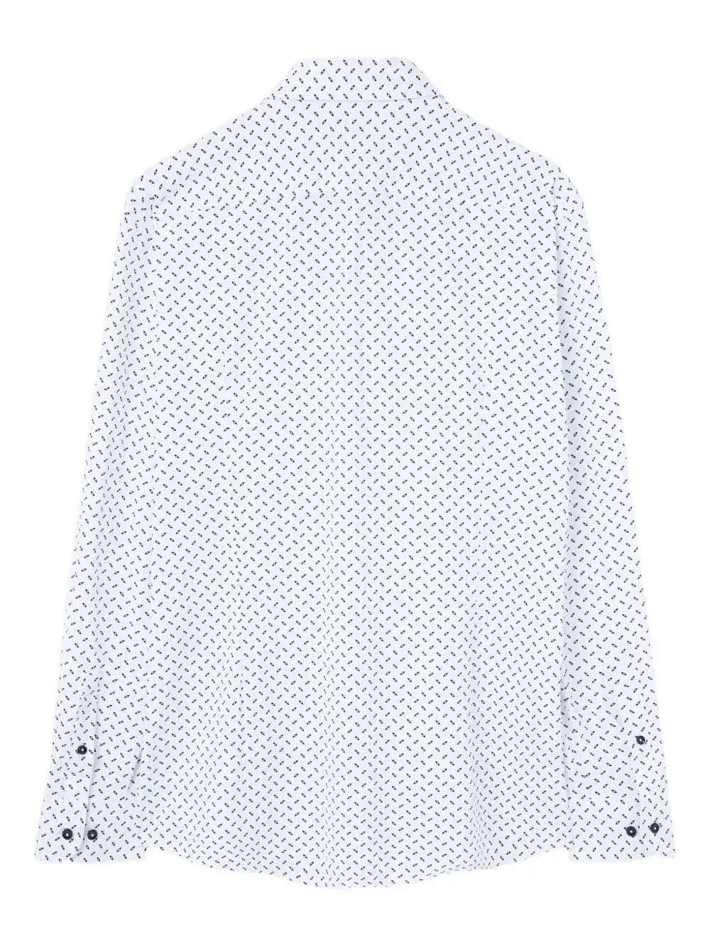 BOSS geometric-print shirt - Wit